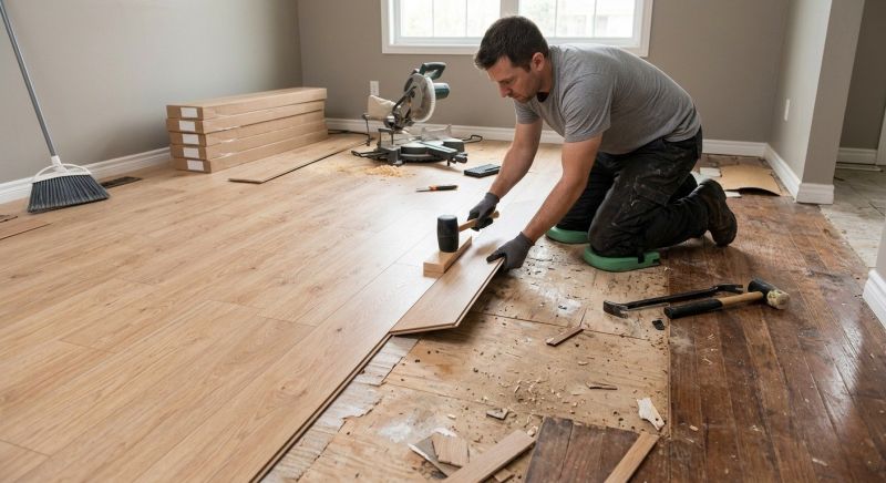 Laminate Floor Replacement in Cockeysville, MD