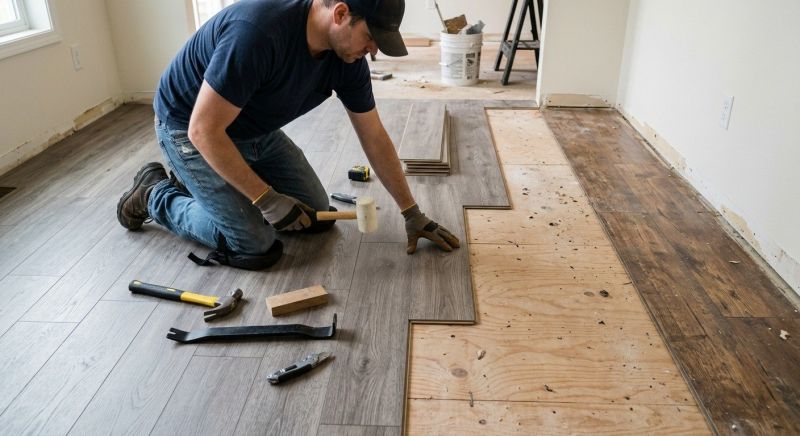 Laminate Floor Replacement in Montgomery County, MD