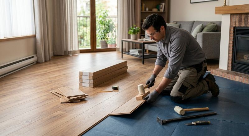 Laminate Floor Replacement in Montgomery County, MD