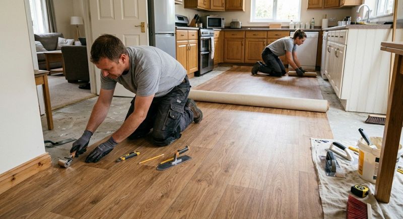 Linoleum Floor Installation in Howard County, MD