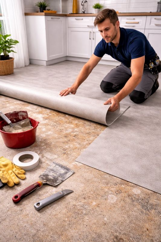 Linoleum Floor Installation in Reisterstown, MD