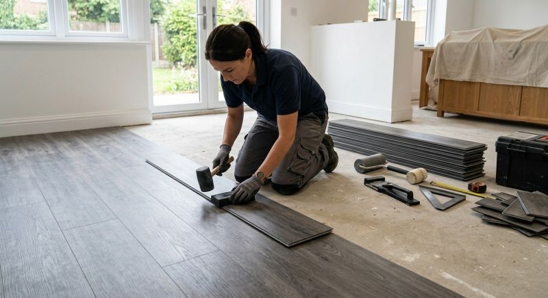 Luxury Vinyl Tile Installation in Germantown, MD