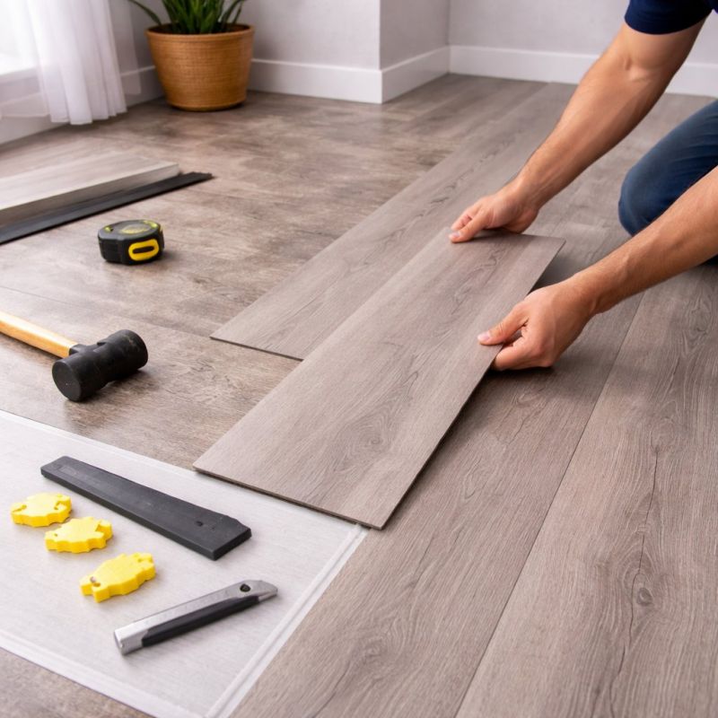 Luxury Vinyl Tile Installation in Howard County, MD