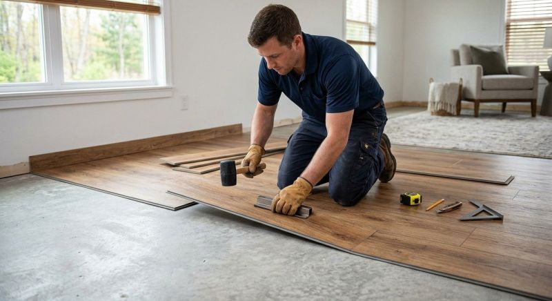 Luxury Vinyl Tile Installation in Takoma Park, MD