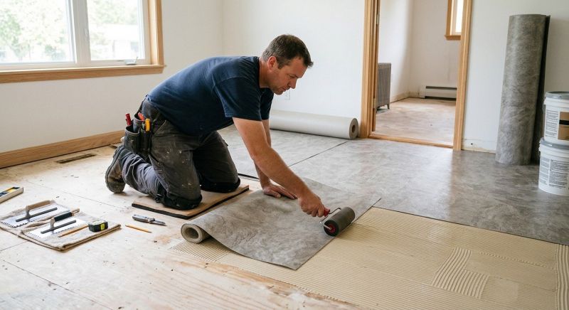 Sheet Flooring Installation in Montgomery County, MD