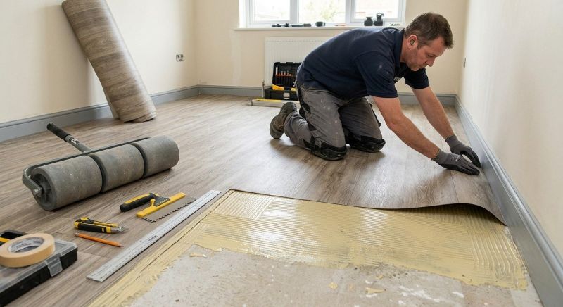 Sheet Linoleum Installation in Dundalk, MD