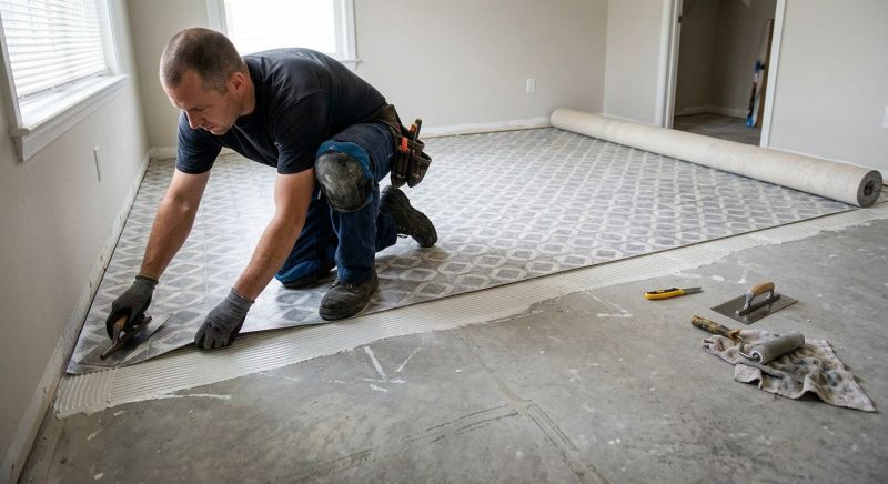 Sheet Vinyl Installation in Montgomery County, MD