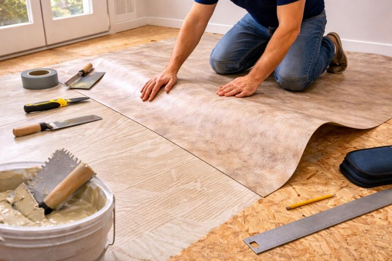 Sheet Vinyl Installation in Severn, MD