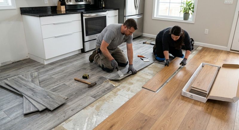 Vinyl Floor Replacement in Howard County, MD