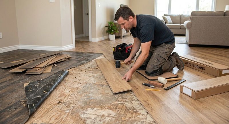 Vinyl Flooring Installation in Cockeysville, MD