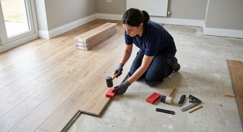 Vinyl Plank Floor Installation in Howard County, MD