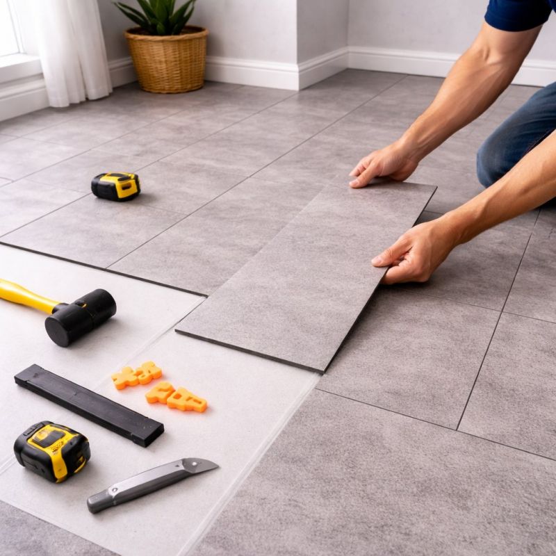 Vinyl Tile Installation in Howard County, MD